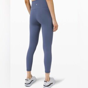 NWOT Lululemon Wunder Train High-Rise Tight 25" Ink Blue